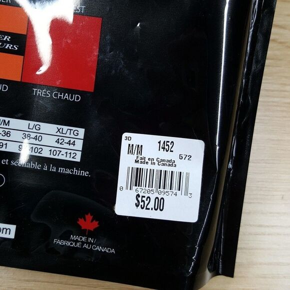 STANFIELDS Long Johns Mens Medium Gray 2 Layer Fitted Base Layer Pants - Picture 4 of 6